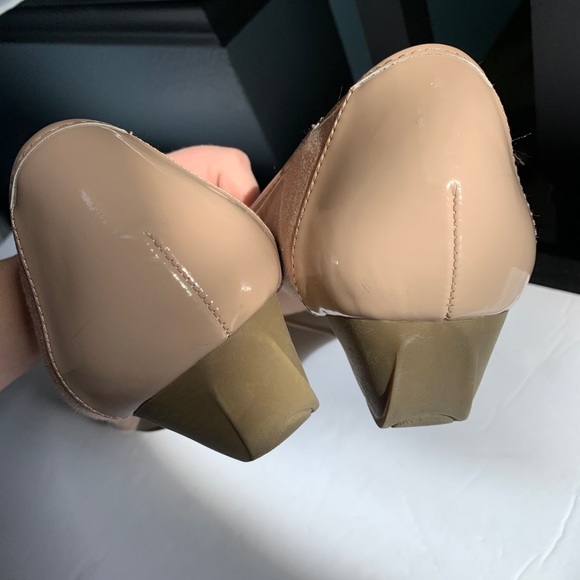 ☀️11 W Low wedge blush pink bow flat Karen Scott - Picture 7 of 7